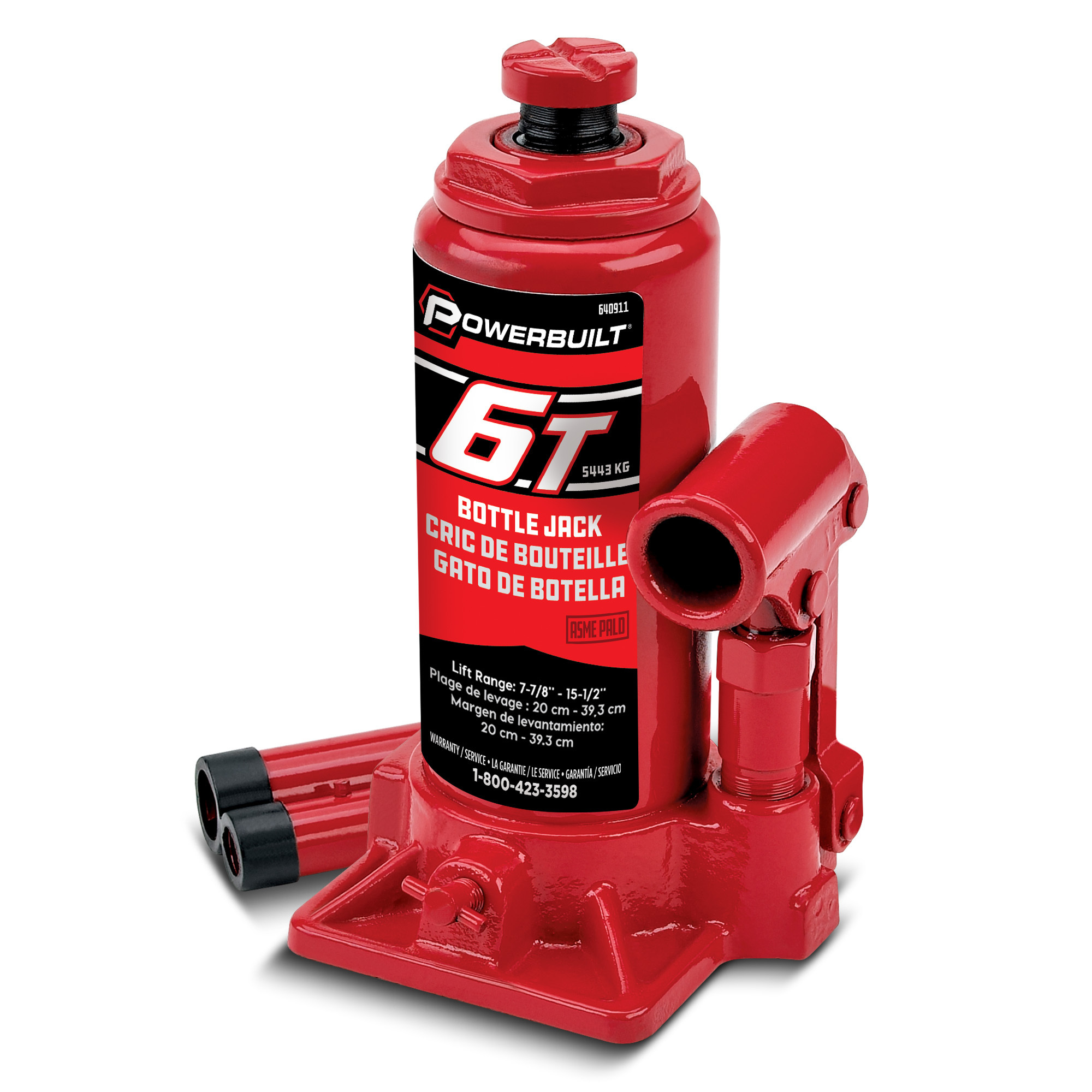 Powerbuilt, 6 Ton Bottle Jack, Model # 640911